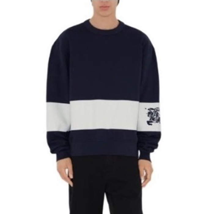 バーバリーメンズラウンド長袖Tシャツc3952