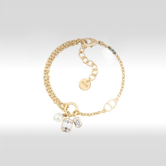 ディオールレディースゴールドブレスレットc2504