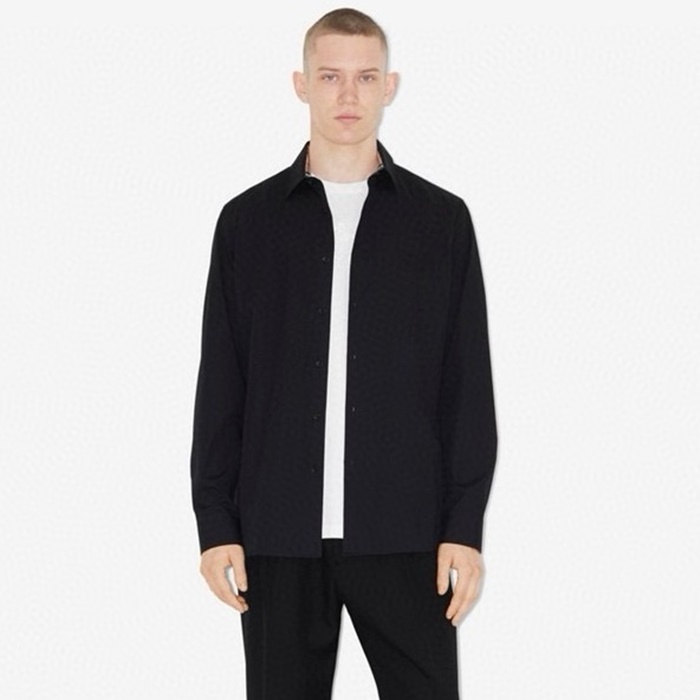 バーバリーメンズクラシックシャツドレスシャツc4015