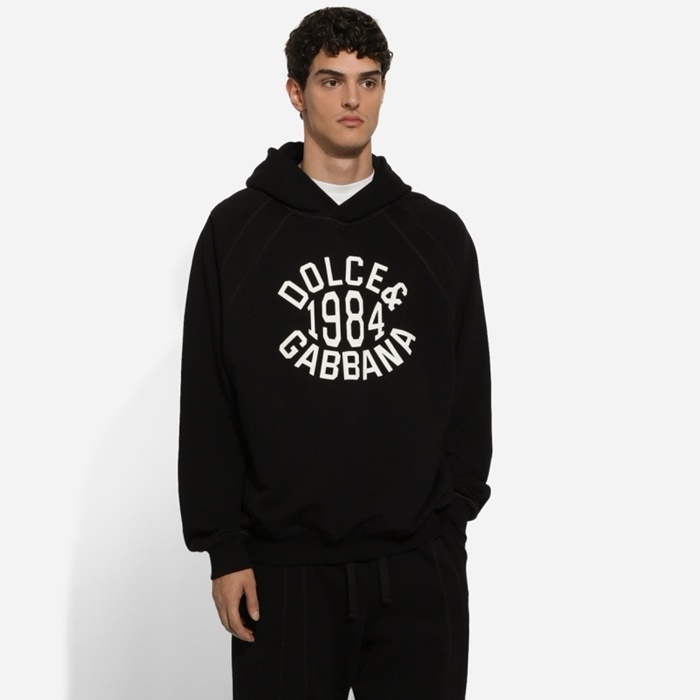 ドルチェ＆ガッバーナメンズブラックフーディc4065