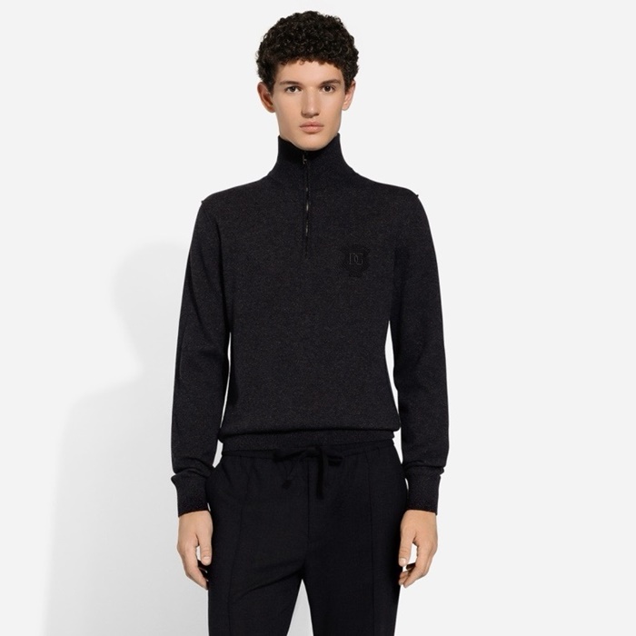 ドルチェ＆ガッバーナメンズジップアップセーター-c4072