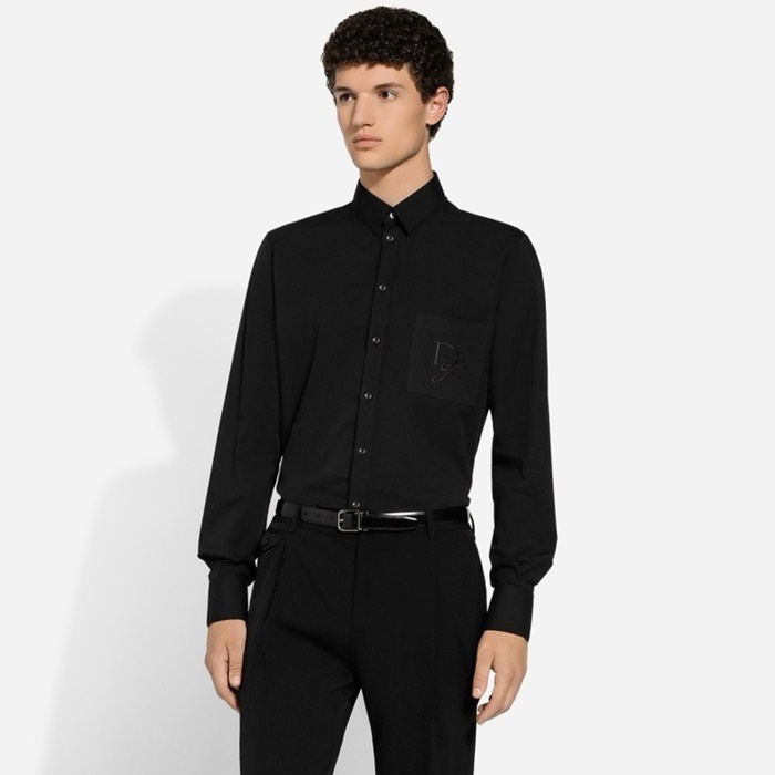 ドルチェ＆ガッバーナメンズベーシックシャツドレスシャツc4073