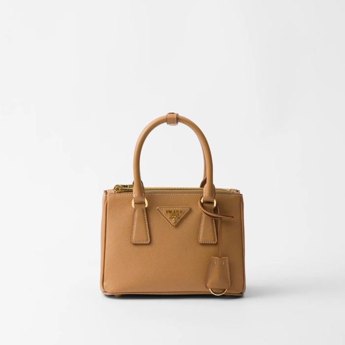 プラダレディースギャレリアサフィアーノミニバッグb3088