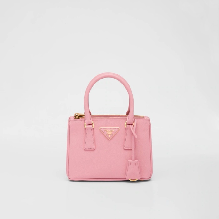 プラダレディースギャレリアサフィアーノミニバッグb3090