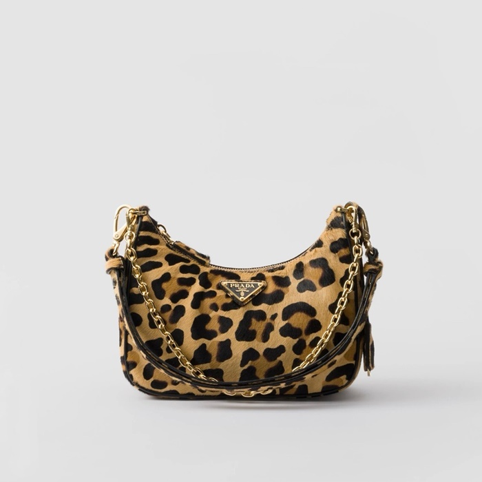 プラダレディースレオパードハボバッグb3116