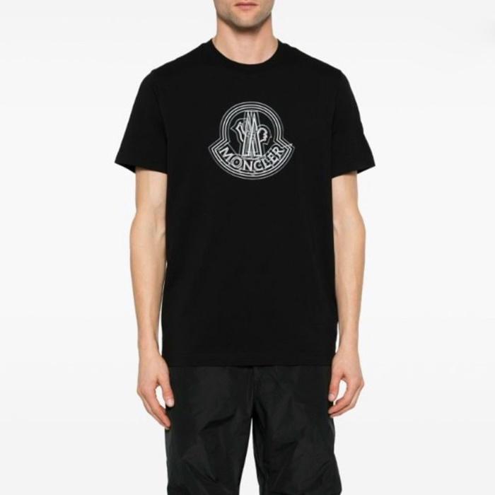 モンクレールメンズホワイト半袖Tシャツc4082