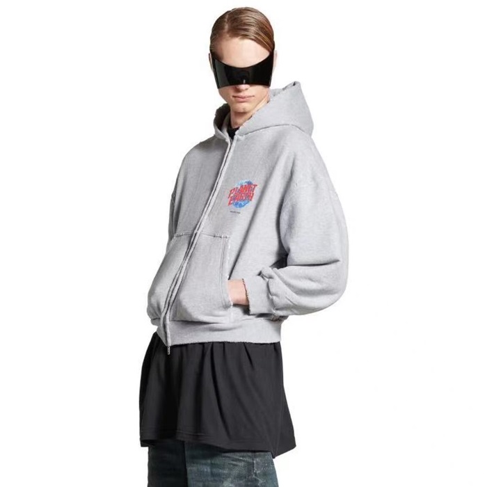 バレンシアガメンズオーバーサイズフーディc4114