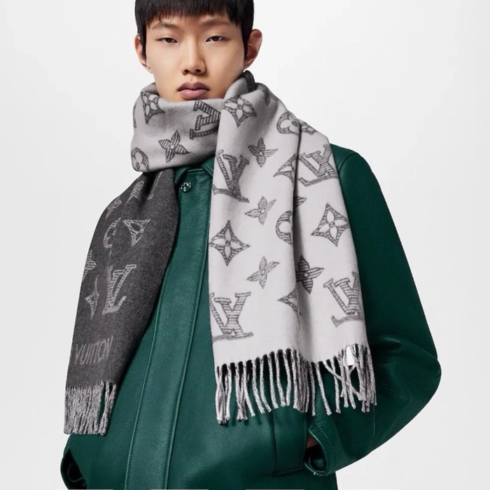 ルイヴィトンメンズシャドウマフラーc2508