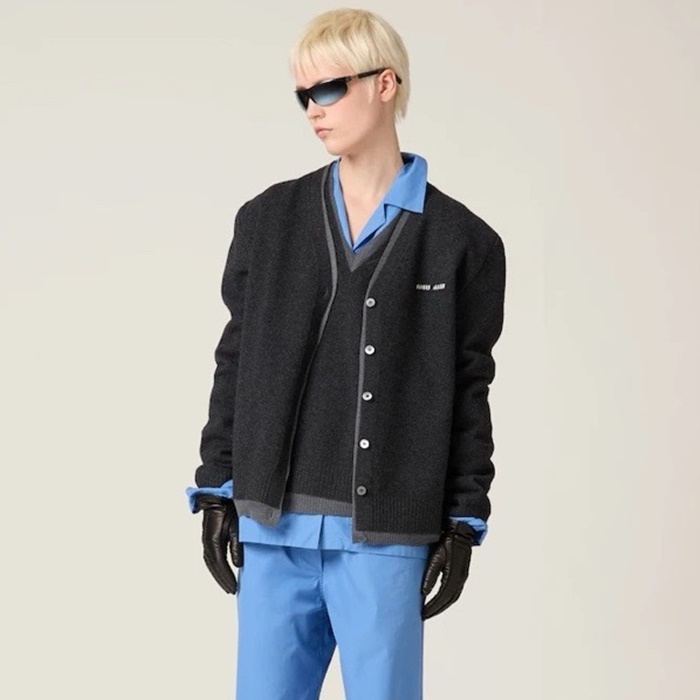 ミュウミュウレディースネックカーディガンc4144