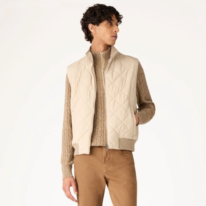 ロロピアーナメンズジップアップセーター-c4237