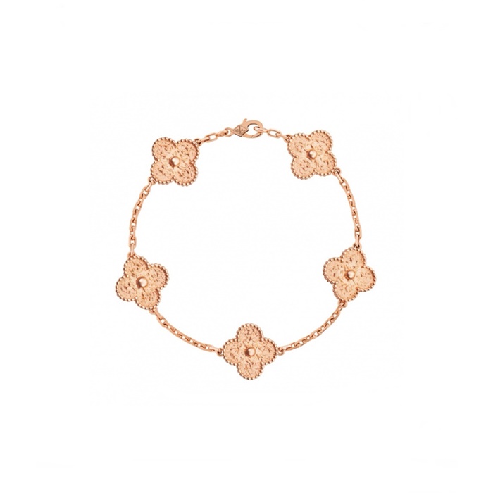 ヴァンクリーフ＆アーペルレディースゴールドブレスレットc2518