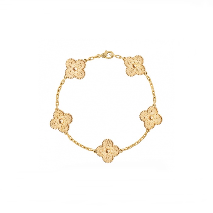 ヴァンクリーフ＆アーペルレディースゴールドブレスレットc2519