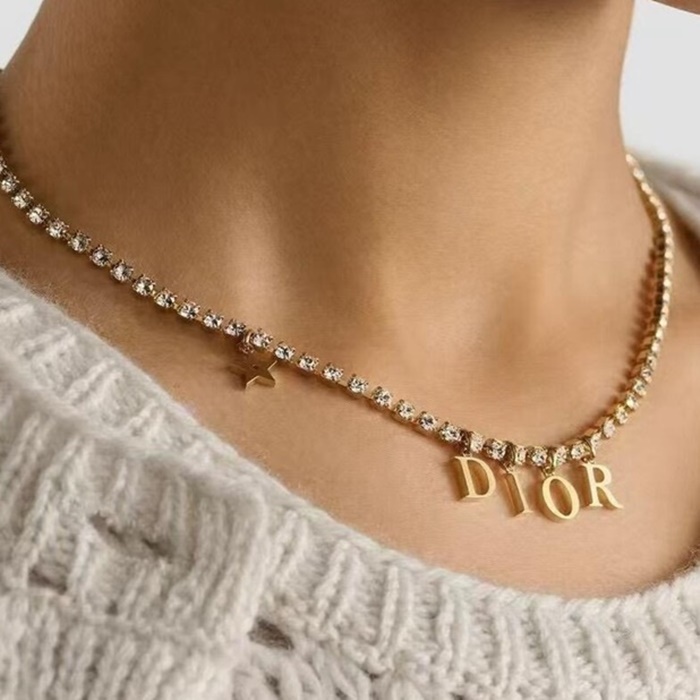 ディオールレディースゴールドネックレスc2533