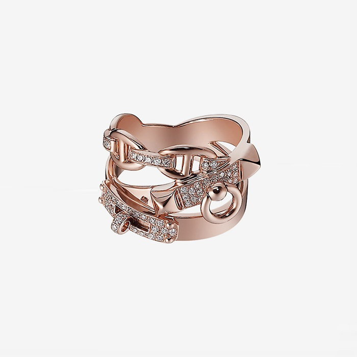 エルメスレディースゴールドリングc2561