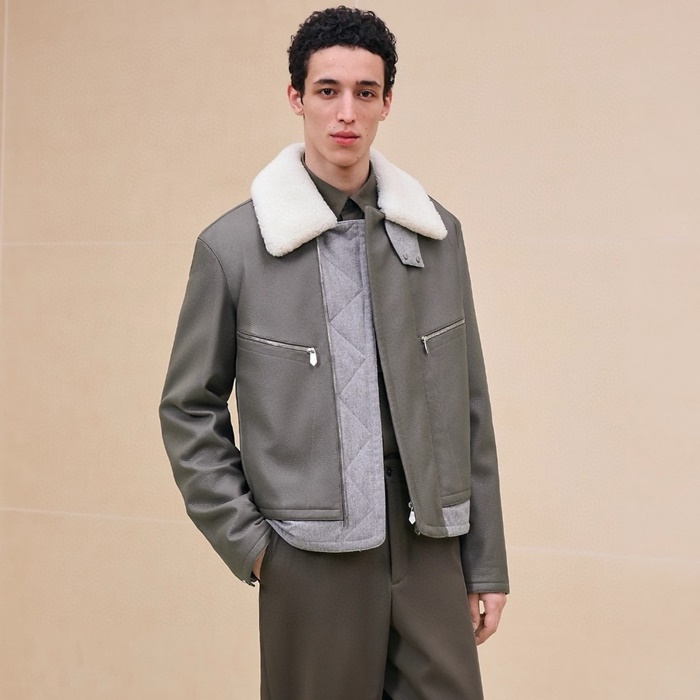 エルメスメンズレザージャケットc4249