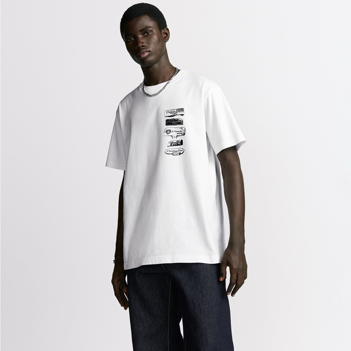 ディオールメンズラウンド半袖Tシャツc4264