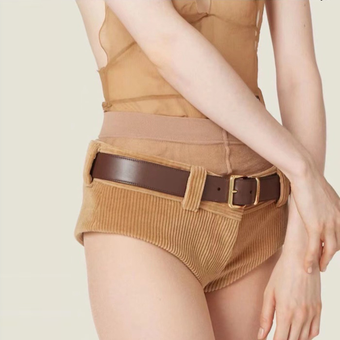 ミュウミュウレディースクラシックベルトl124