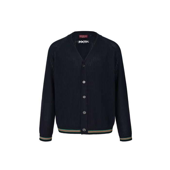 グッチメンズネックカーディガンc4294