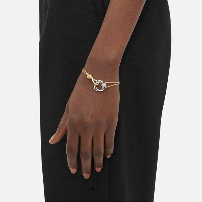 ボッテガヴェネタレディースゴールドブレスレットc2628