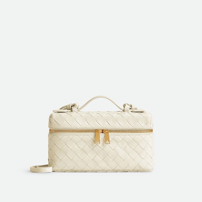 ボッテガヴェネタレディースバーガンディベニティケースb3214