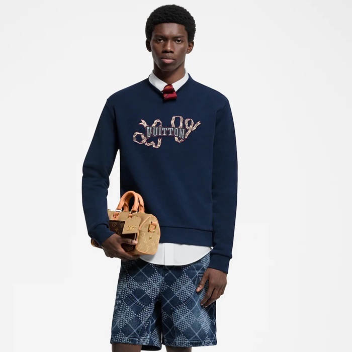 ルイヴィトンメンズラウンドスウェットシャツc4409