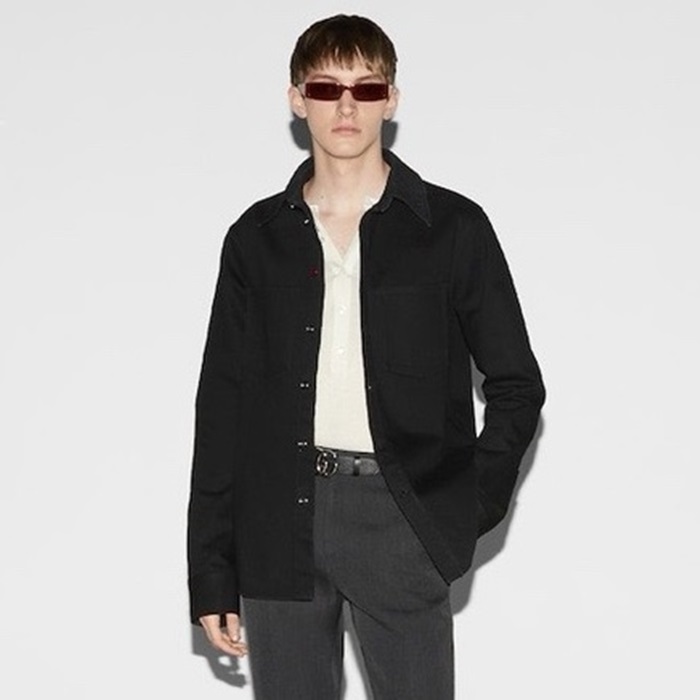 グッチメンズベーシックシャツドレスシャツc4452