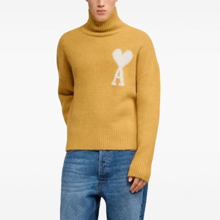 アミユニセックスタートルネックニット-c4467