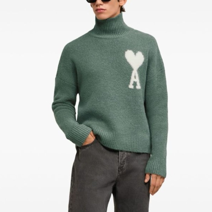 アミユニセックスタートルネックニット-c4469