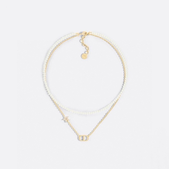 ディオールレディースゴールドネックレスc2666