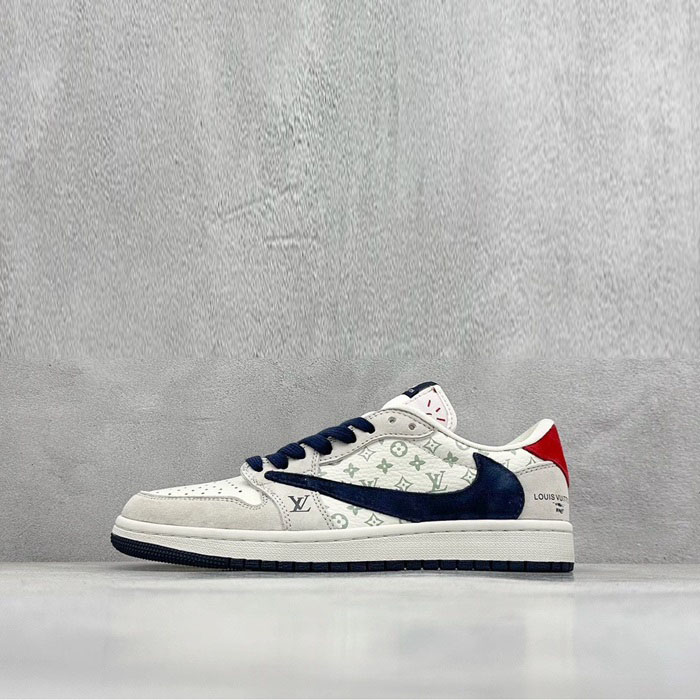 ルイヴィトンジョーダンユニセックスロースニーカー1s1803