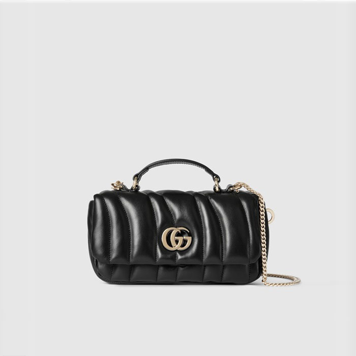 グッチレディースミラノミニレザートップハンドルb3488