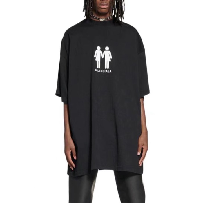 バレンシアガメンズラウンド半袖Tシャツc4510