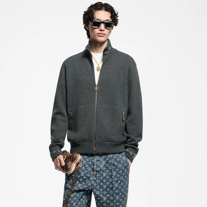 ルイヴィトンメンズジップアップセーター-c4523