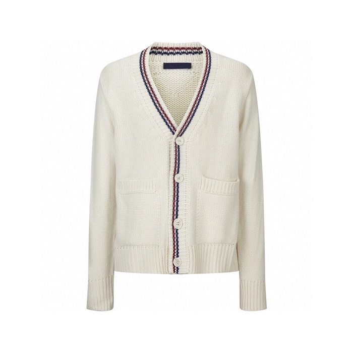 プラダメンズネックカーディガンc4535