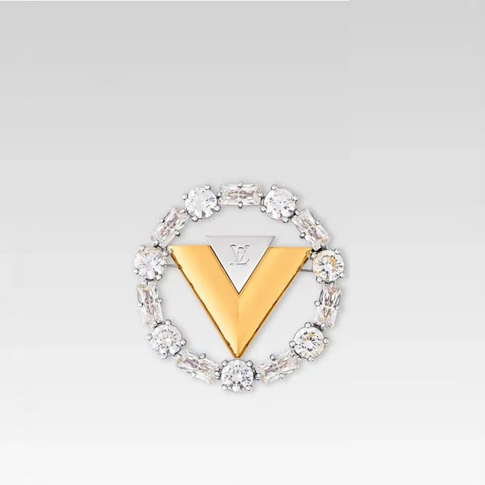 ルイヴィトンレディースゴールドブローチc2669