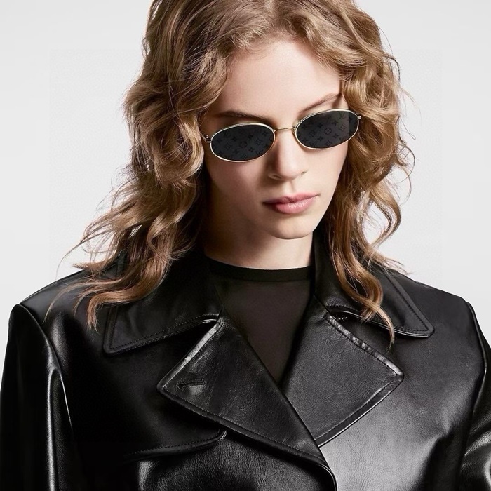 ルイヴィトンレディースプレミアムメタルフレームサングラスc2695