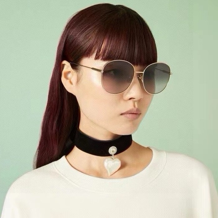 グッチレディースプレミアムメタルフレームサングラスc2788