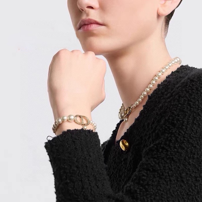 ディオールレディースゴールドネックレスc2807