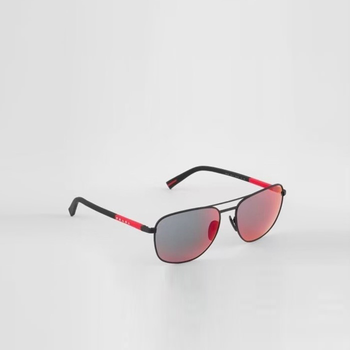 プラダメンズプレミアムメタルフレームサングラスc2838