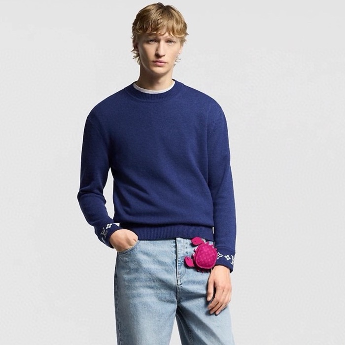 ルイヴィトンメンズクルーネックセーターc4596