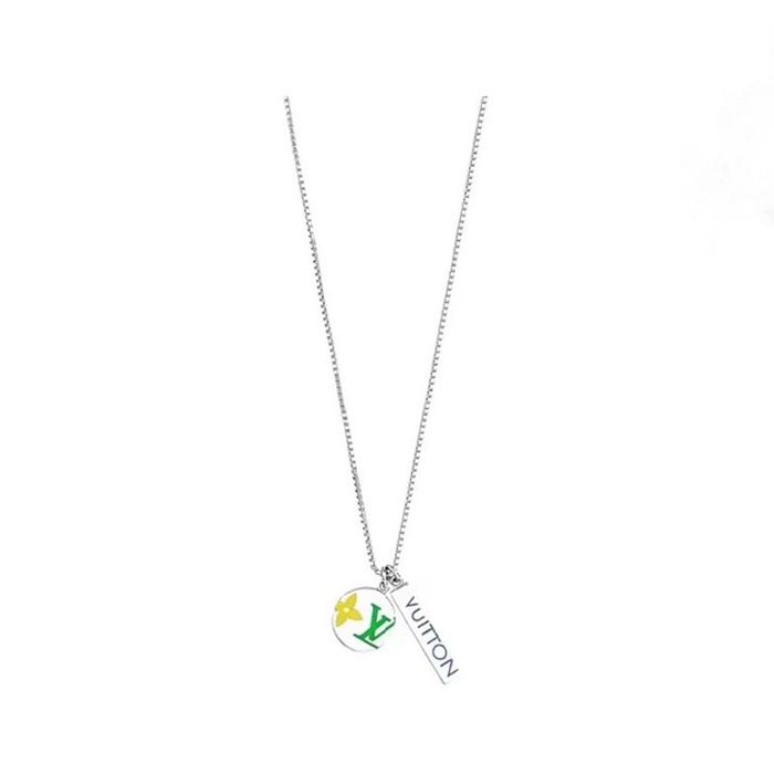 ルイヴィトンユニセックスゴールドネックレスc2851