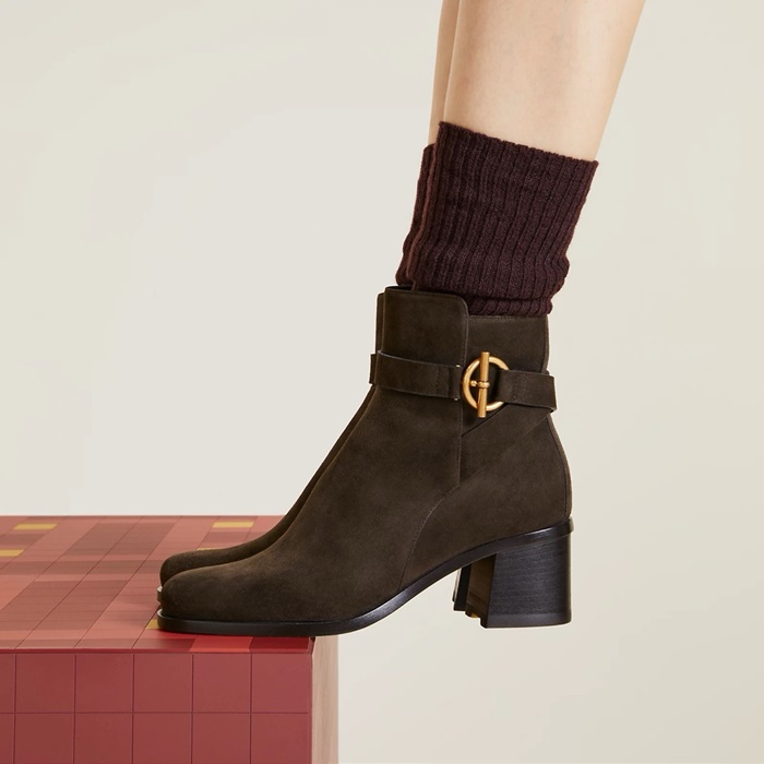 エルメスレディースクラシックアンケルブーツs1837