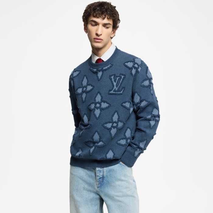 ルイヴィトンメンズクルーネックセーターc4616