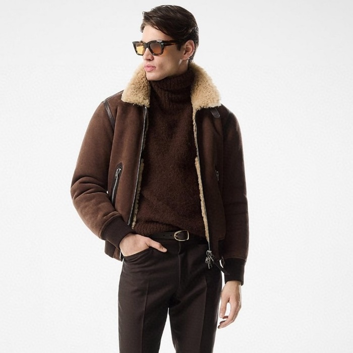 トムフォードメンズレザージャケットc4641