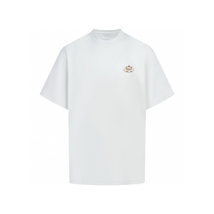 プラダメンズラウンド半袖Tシャツc4656