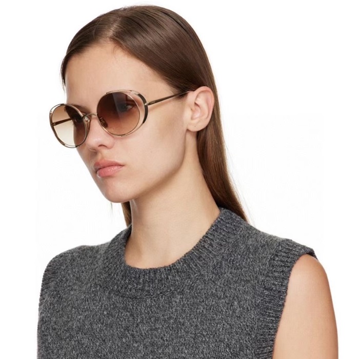 ロエベユニセックスプレミアムメタルフレームサングラスc2899