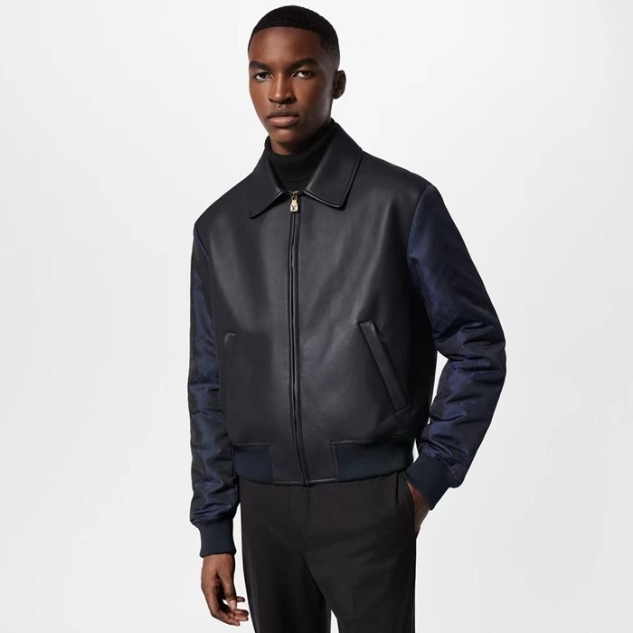 ルイヴィトンメンズレザージャケットc4682