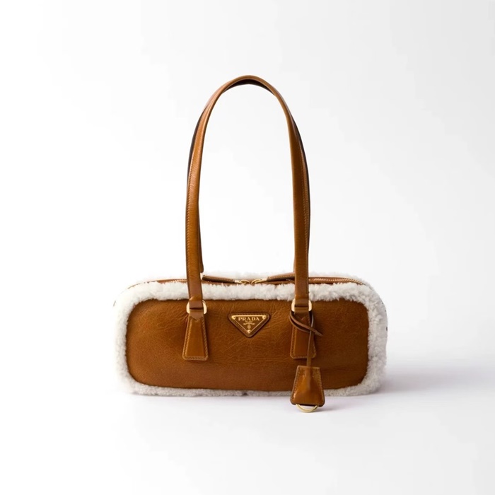 プラダレディースシアリングハンドバッグ1B124b3592