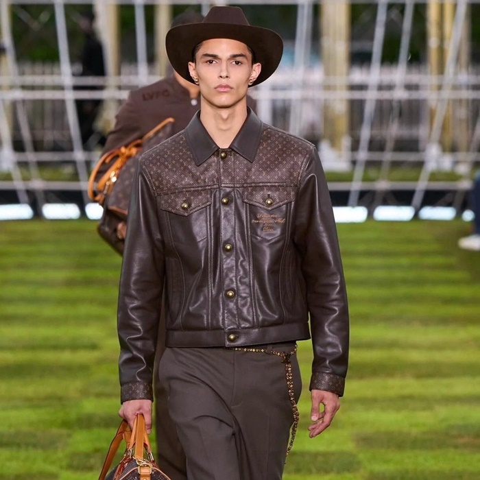 ルイヴィトンメンズレザージャケットc4697