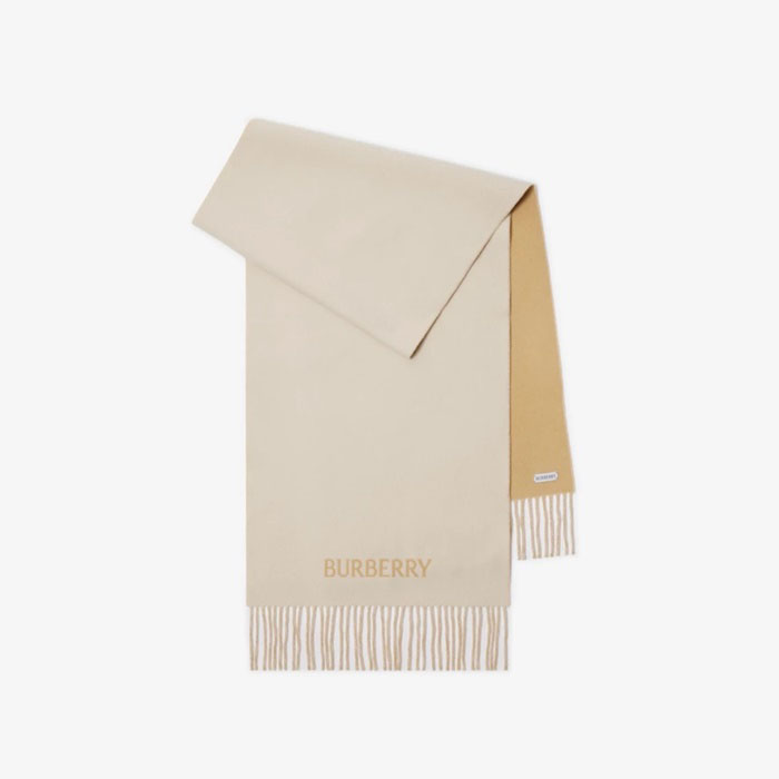 バーバリーユニセックス両面マフラーc2977